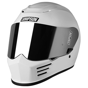 Simpson Motorcycle Speed Bandit Helmet, White, Size Medium