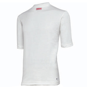 Simpson Memory Fit Short Sleeve Racing Top, White, Size Small