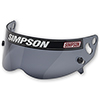 Simpson Anti-Fog Racing Helmet Shield for Super Bandit Helmets, Smoke