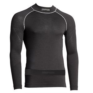 Simpson Pro-Fit Base Layer, Top, Black, Size 3XL