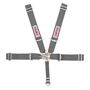 Simpson Latch & Link Individual Racing Harness, 5-Point, Platinum
