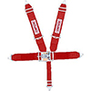 Simpson Latch FX Series Individual Racing Harness, 5-Point, Red