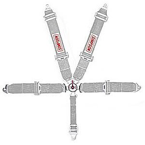 Simpson Lever Camlock Individual Racing Harness, 5-Point, Platinum