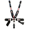 Simpson Lever Camlock 5 Point Individual 2-Inch Racing Harness , 62-Inch Bolt-In, Pull Up, Black