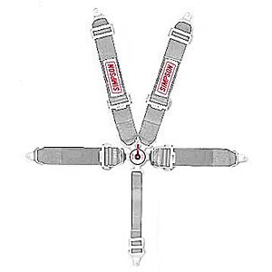 Simpson Lever Camlock Individual Racing Harness, 5-Point, Platinum