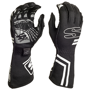 Simpson ESSE Racing Glove, Black, Size Medium