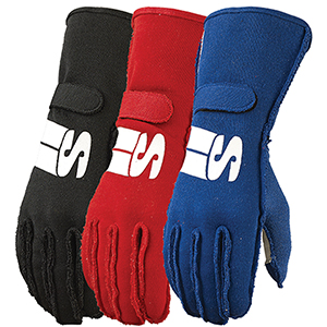 Simpson Impulse Racing Gloves, Red, Size Medium