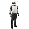 Simpson Legend II Racing Suit, Gray/Black, Size Medium