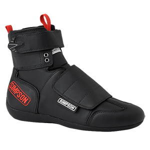 Simpson RT-20 Drag Racing Shoe, Black, Size 10.5