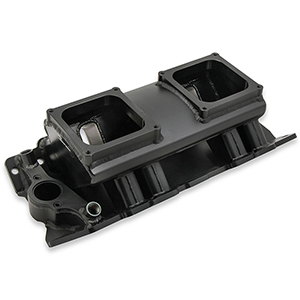Sniper 835172 Sheet Metal Fabricated Intake Manifold - Big Block Chevy, Black