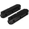 Sniper 890011B Fabricated Aluminum Valve Covers - Small Block Ford, Black