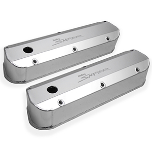 Sniper 890012 Fabricated Aluminum Valve Covers - Small Block Ford, Natural