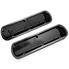 Sniper 890013B Fabricated Aluminum Valve Covers - Small Block Ford, Black