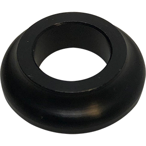 Black Spacer Aluminum, 1/2" Bore, 1/4" Height, 1" O.D.