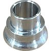 Aluminum Reducer Spacer, 5/8-1/2 X 3/8