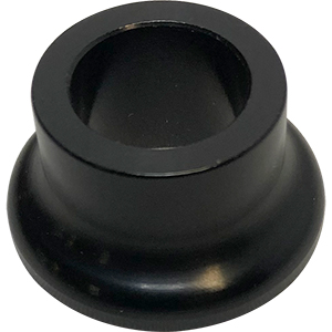 Black Spacer Aluminum, 1/2" Bore, 1/2" Height, 1" O.D.