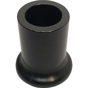 Black Spacer Aluminum, 1/2" Bore, 1" Height, 1" O.D.