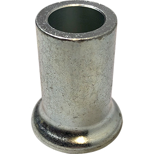 Tapered Steel Spacer, 1/2" Bore, 1-1/4" Height, 1" O.D.