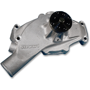 EMP Stewart Components Stage 2 Big Block Chevy Short Water Pump, 5.75" Length, 3/4" Shaft, CW Rotation