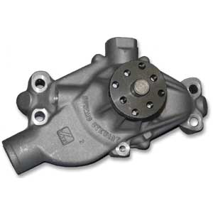 EMP Stewart Components Stage 4 Small Block Chevy Short Water Pump, 5.795" Length, 3/4" Shaft, Adjustable Casting