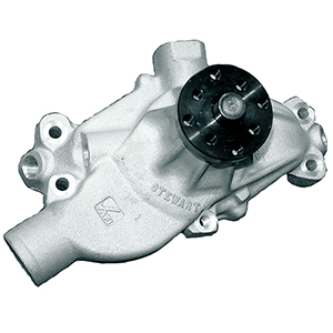 Stage 4 Small Block Chevy Short Water Pump, 5.625 inch Length, 3/4 inch Shaft, 3/8 inch NPT outlets