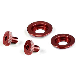 Stilo Screw Kit For ST5 Helmet Visors, Red