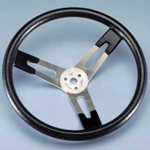 Sweet Mfg. 17 Inch Flat Aluminum Steering Wheel