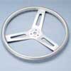 Sweet Mfg. Uncoated 13 Inch Flat Steering Wheel