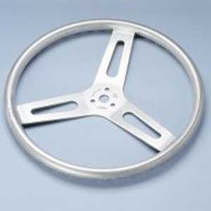 Sweet Mfg. Uncoated 17 Inch Flat Steering Wheel