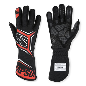 SIMPSON MAGNATA GLOVE SML RED