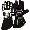 Simpson Competitor Driving Gloves, Outside Seam, Black, Size Small