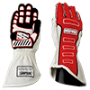 Simpson Competitor Driving Gloves, Outside Seam, Red, Size Large