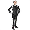 Simpson FLEX SFI.5 Racing Suit, Black/White, Size Large