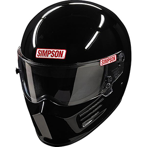 Simpson Bandit Racing Helmet, SA2020, X-Large, Black