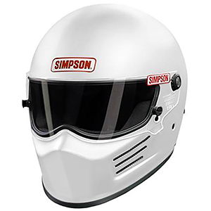 Simpson Bandit Racing Helmet, SA2020, Large, White