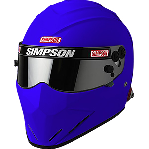 Simpson Diamondback Racing Helmet, SA2020, Size 7 1/2, Blue