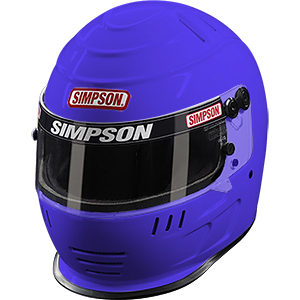 Simpson Speedway Shark Racing Helmet, SA2020, Size 7 1/4, Blue