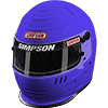 Simpson Speedway Shark Racing Helmet, SA2020, Size 7 1/4, Blue