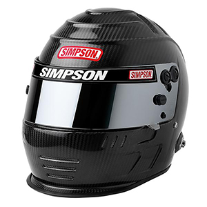 Simpson Speedway Shark Racing Helmet, SA2020, Size 7 1/4, Carbon Fiber