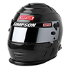 Simpson Speedway Shark Racing Helmet, SA2020, Size 7 1/4, Carbon Fiber