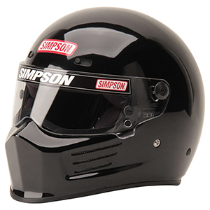 Simpson Super Bandit Racing Helmet, SA2020, Small, Black