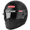 Simpson Super Bandit Racing Helmet, SA2020, Medium, Matte Black