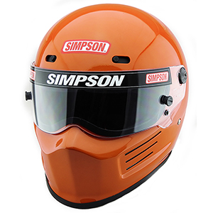 Simpson Super Bandit Racing Helmet, SA2020, Large, Safety Orange