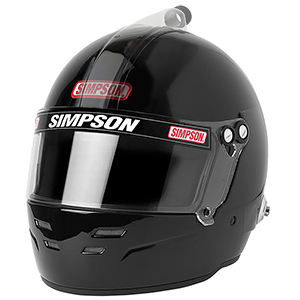 Simpson Viper AIF Racing Helmet, SA2020, Large, Black