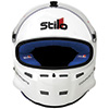 Stilo ST5 GT Composite Racing Helmet, SA2020, XX-Large (Size 63), White w/ Blue Interior