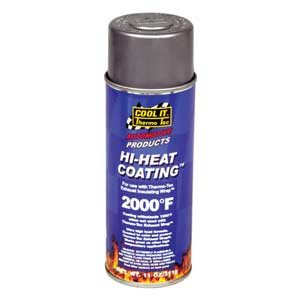 ThermoTec Hi-Heat Spray Coating, 11oz, Aluminum