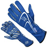 K1 Track 1 Adult Nomex Auto Racing Gloves  - Blue - Size LG