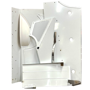 Trick Race Parts Complete Bicknell Outer Body Kit WHITE