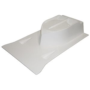 Trick Racing White Brp Hood Small Block Short With Full Bottom