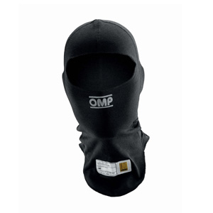 OMP Racing Tecnica Evo Balaclava, Black Size S